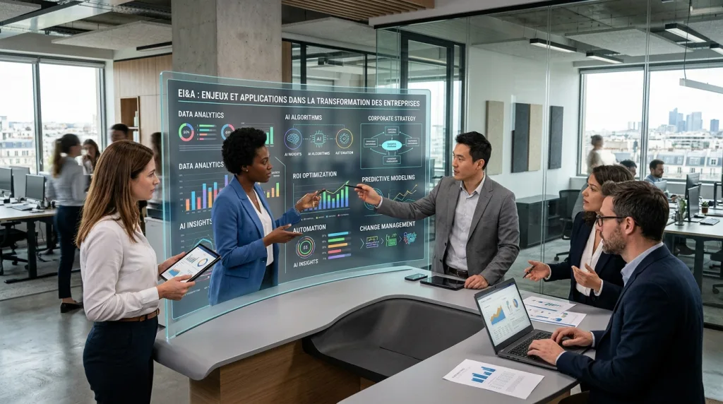 découvrez les enjeux et les applications de l'intelligence artificielle dans la transformation des entreprises, et comment elle révolutionne les stratégies et les processus organisationnels.